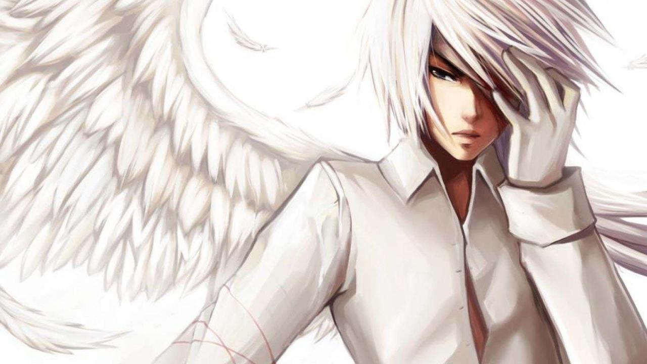 Hình ảnh anime boy thiên thần