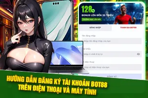 Bài viết hướng dẫn người chơi thao tác đăng ký tài khoản Bot88 chi tiết nhất