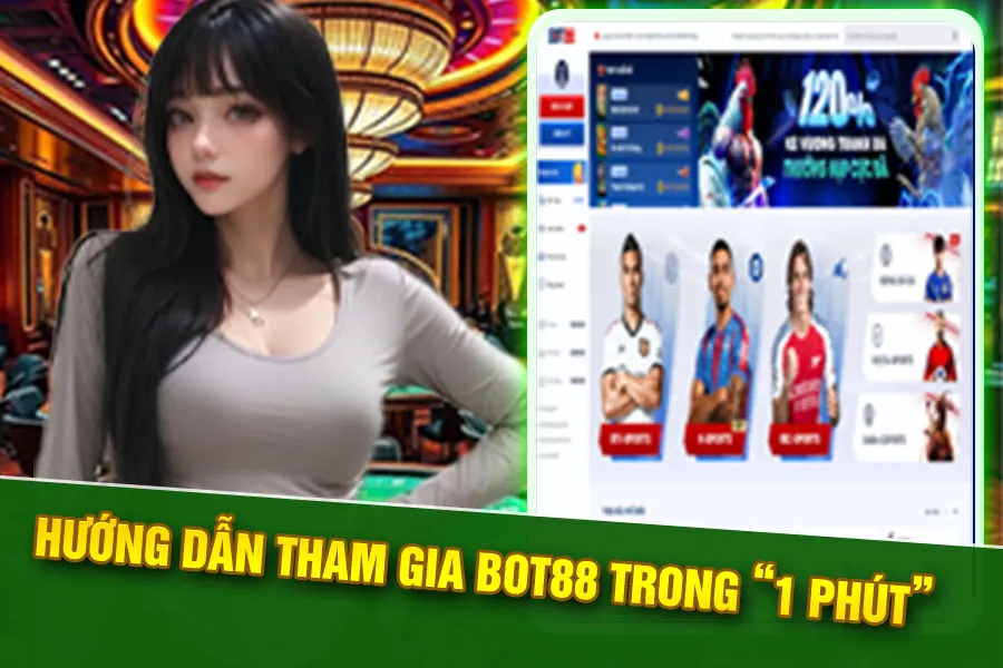 Hướng dẫn tham gia nhà cái Bot88 chỉ trong 1 phút