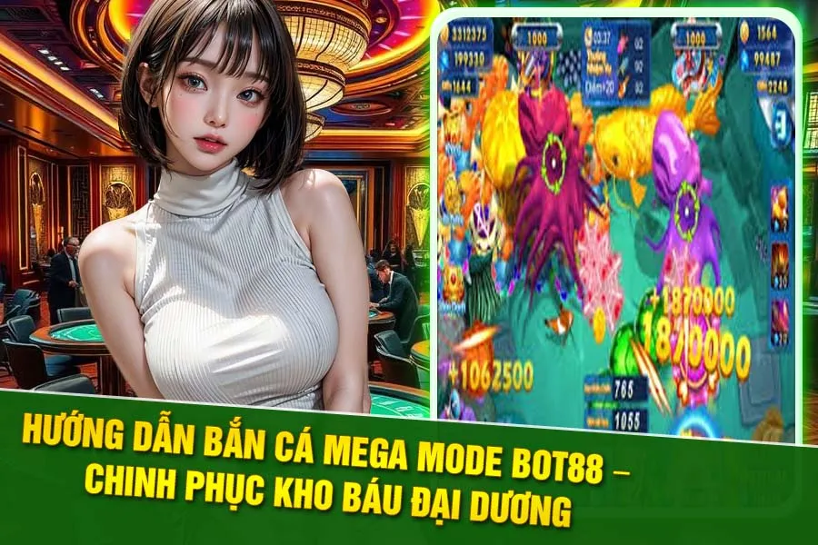 Bắn Cá Mega Mode Bot88 – Nhận Quà VIP & Phần Thưởng Siêu Khủng