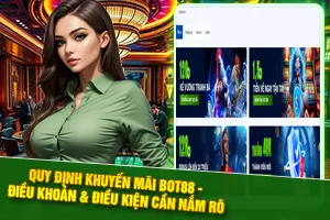 Bài viết giới thiệu quy định nhận các khuyến mãi tại Bot88