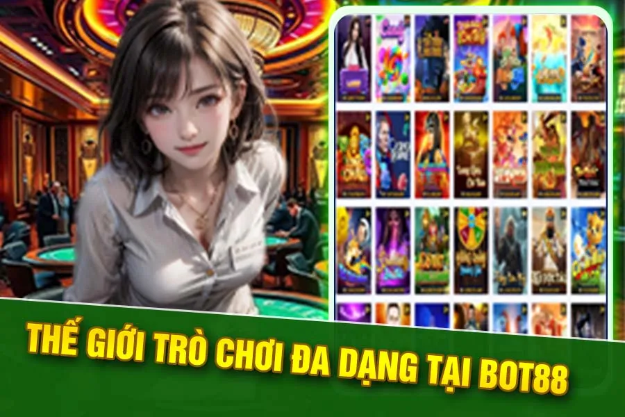 Tham gia khám phá thế giới trò chơi đa dạng tại Bot88
